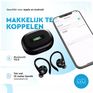 Double MM R200 Bluetooth Oordopjes