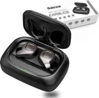 Douxe TWS+ F8 True Wireless Oordopjes Zwart