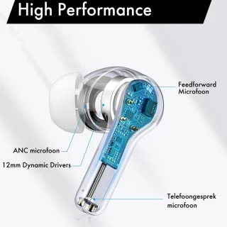 Draadloze Bluetooth Oordopjes In-Ear Wit