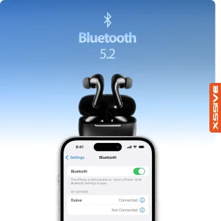 Draadloze Bluetooth Oordopjes V5.2 Zwart - In Ear Met Microfoon