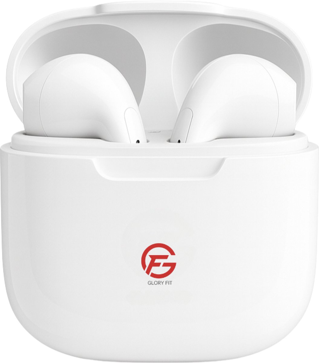 Wat vinden we goed aan de Draadloze Bluetooth Oordopjes Wit Geschikt voor Apple & Android