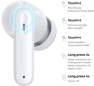 Draadloze in-ear oordopjes