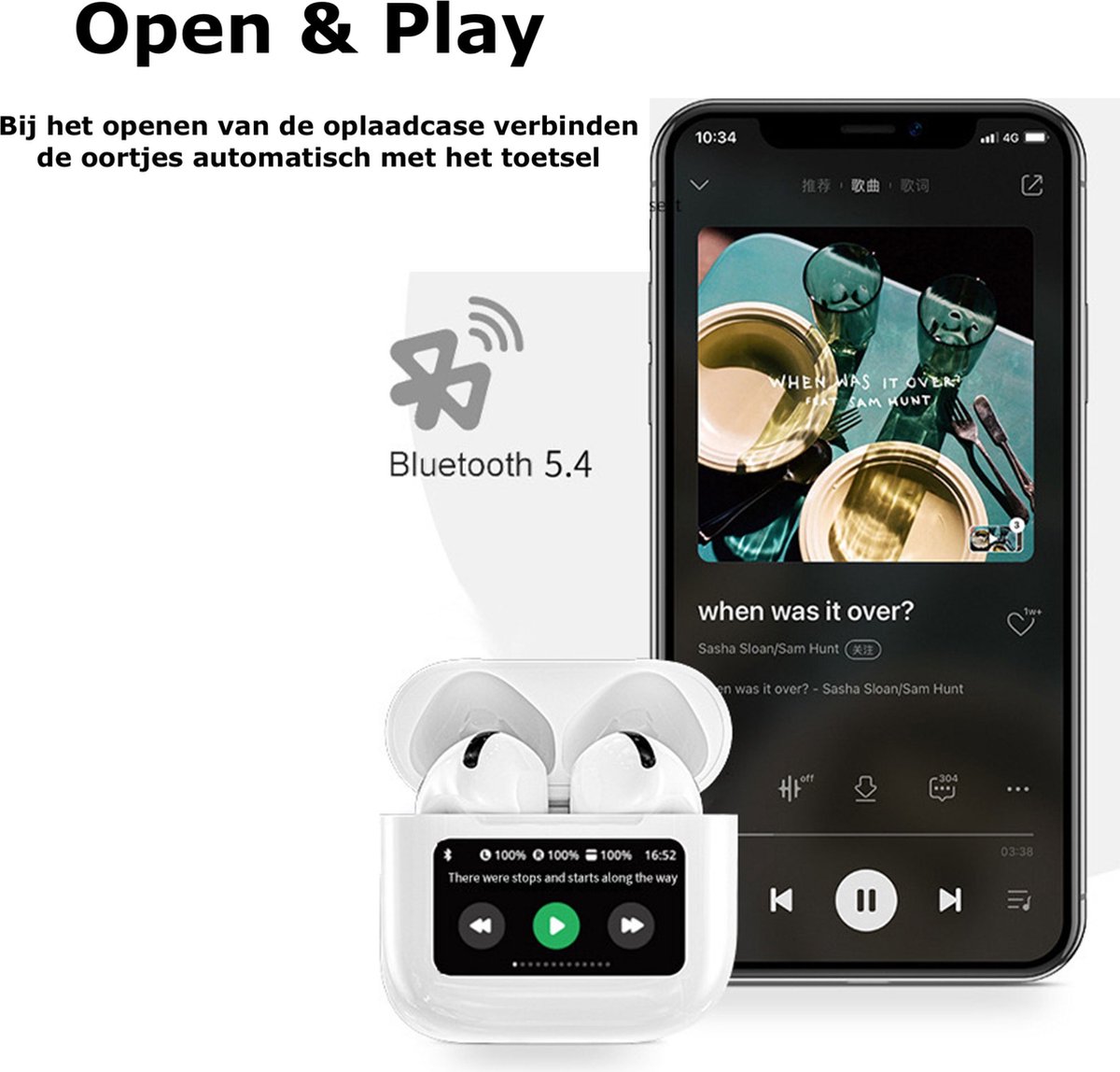 Wat vinden we goed aan de Draadloze In-Ear Oordopjes met Oplaadcase