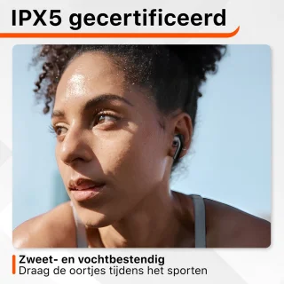 Draadloze Oordopjes Bluetooth 5.2 Zwart