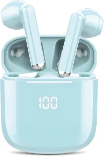 Draadloze Oordopjes Bluetooth Blauw