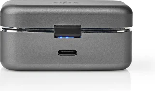 Draadloze Oordopjes Bluetooth Grijs/Zilver Charging Case