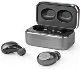 Draadloze Oordopjes Bluetooth Grijs/Zilver Charging Case