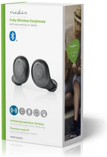 Draadloze Oordopjes Bluetooth Grijs/Zilver Charging Case