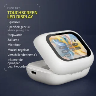 Draadloze Oordopjes Bluetooth Met Powerbank Case Wit