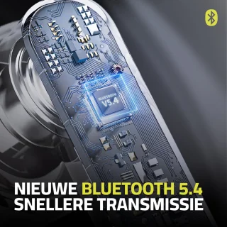 Draadloze Oordopjes Bluetooth met Powerbank Case Zwart