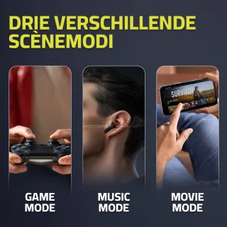Draadloze Oordopjes Bluetooth met Powerbank Case Zwart