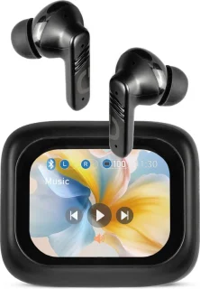 Draadloze Oordopjes Bluetooth met Powerbank Case Zwart