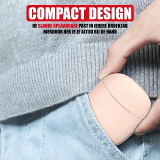 Draadloze Oordopjes Bluetooth Roze Goud