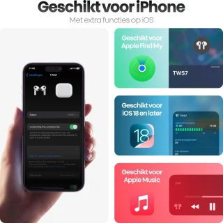 Draadloze Oordopjes Bluetooth Wit