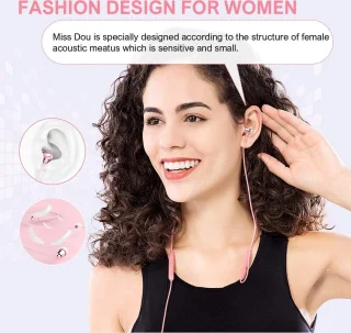 Draadloze Oordopjes Roze In Ear Sport