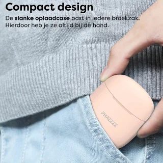 Draadloze Oortjes Bluetooth 5.0 Roze Goud Earbuds