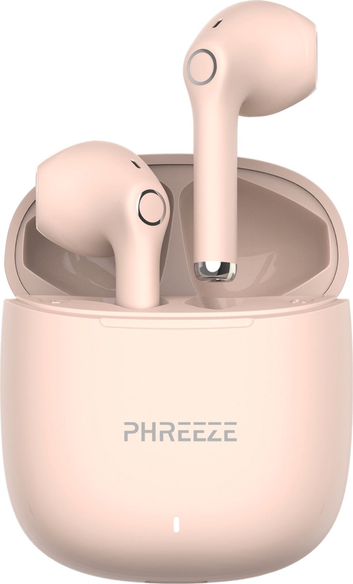 De Draadloze Oortjes Bluetooth 5.0 Roze Goud Earbuds in één oogopslag