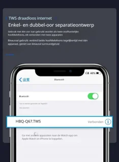 DrPhone AeroBuds Draadloze Oordoppen