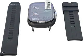 DrPhone DualX Duo2 Smartwatch - Zwart