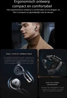 DrPhone DualX Duo2 Smartwatch - Zwart