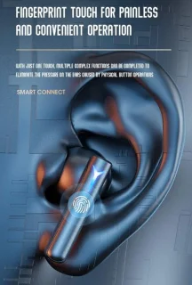 DrPhone FuturX TWS Bluetooth 5.3 Oordopjes Zilver