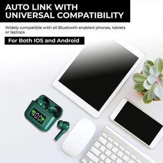 DrPhone G3 Bluetooth 5.2 Draadloze Oordoppen Groen