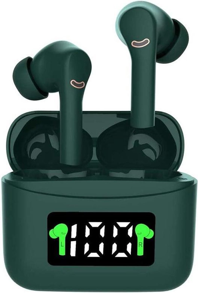 De DrPhone G3 Bluetooth 5.2 Draadloze Oordoppen Groen in één oogopslag