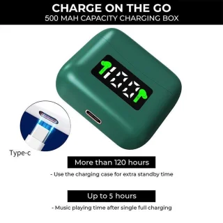 DrPhone G3 Bluetooth 5.2 Draadloze Oordoppen Groen
