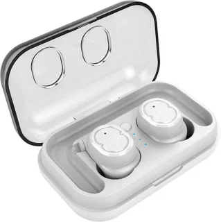 DrPhone GearX8 Draadloze Bluetooth Earbuds Wit