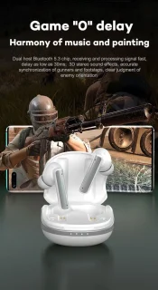 DrPhone Hi-NX Draadloze Bluetooth 5.3 In-Ear Oordoppen Zwart