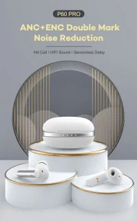 DrPhone Hi-NX Draadloze Bluetooth 5.3 In-Ear Oordoppen Zwart