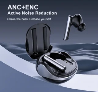 DrPhone Hi-NX Draadloze Bluetooth 5.3 In-Ear Oordoppen Zwart