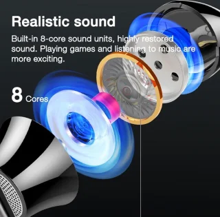 DrPhone M10 In-Ear Oordopjes Bedraad Zwart