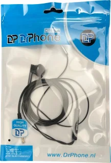 DrPhone M10 In-Ear Oordopjes Bedraad Zwart