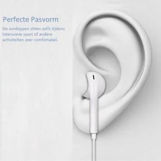DrPhone Reflecterende Sportarmband XL 6.5 inch met Headset en Microfoon Wit/Zwart