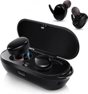 DrPhone TWS Draadloze Oordopjes Bluetooth 5.0 Zwart