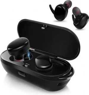 DrPhone TWS Draadloze Oordopjes Bluetooth 5.0 Zwart