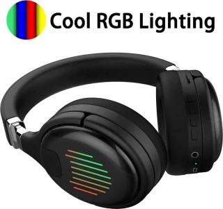 DrPhone WH1 Bluetooth Koptelefoon Zwart