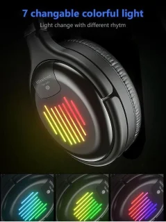 DrPhone WH1 Bluetooth Koptelefoon Zwart