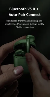 DrPhone WHIZ2 Wit Draadloze In-Ear Oordoppen Bluetooth