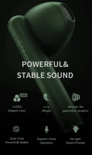 DrPhone WHIZ2 Wit Draadloze In-Ear Oordoppen Bluetooth