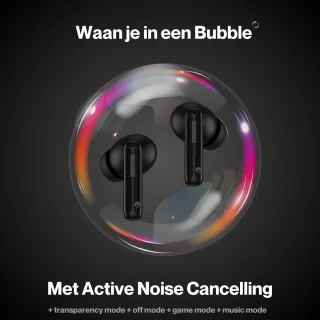 DunRock Bubble draadloze oordopjes zwart