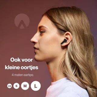DunRock Bubble draadloze oordopjes zwart
