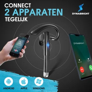 Dynabright Bluetooth Draadloze Headset met Microfoon