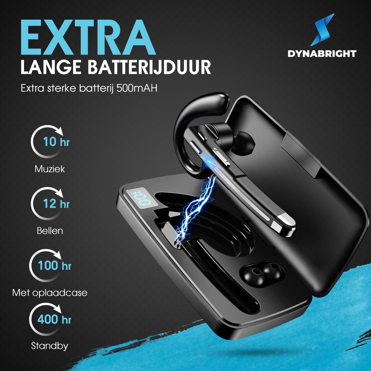 Wat vinden we goed aan de Dynabright Bluetooth Draadloze Headset met Microfoon