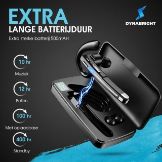 Dynabright Bluetooth Draadloze Headset met Microfoon