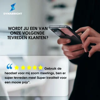 Dynabright Bluetooth Draadloze Headset met Microfoon