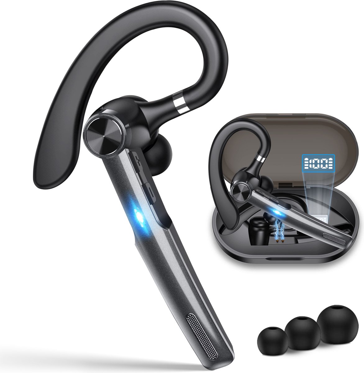 De DynaBright Draadloze Headset PRO Bluetooth 5.1 in één oogopslag