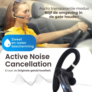 DynaBright Draadloze Headset PRO Bluetooth 5.1