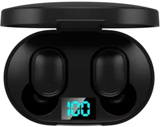 E6S Draadloze Bluetooth 5.3 Oordopjes Zwart